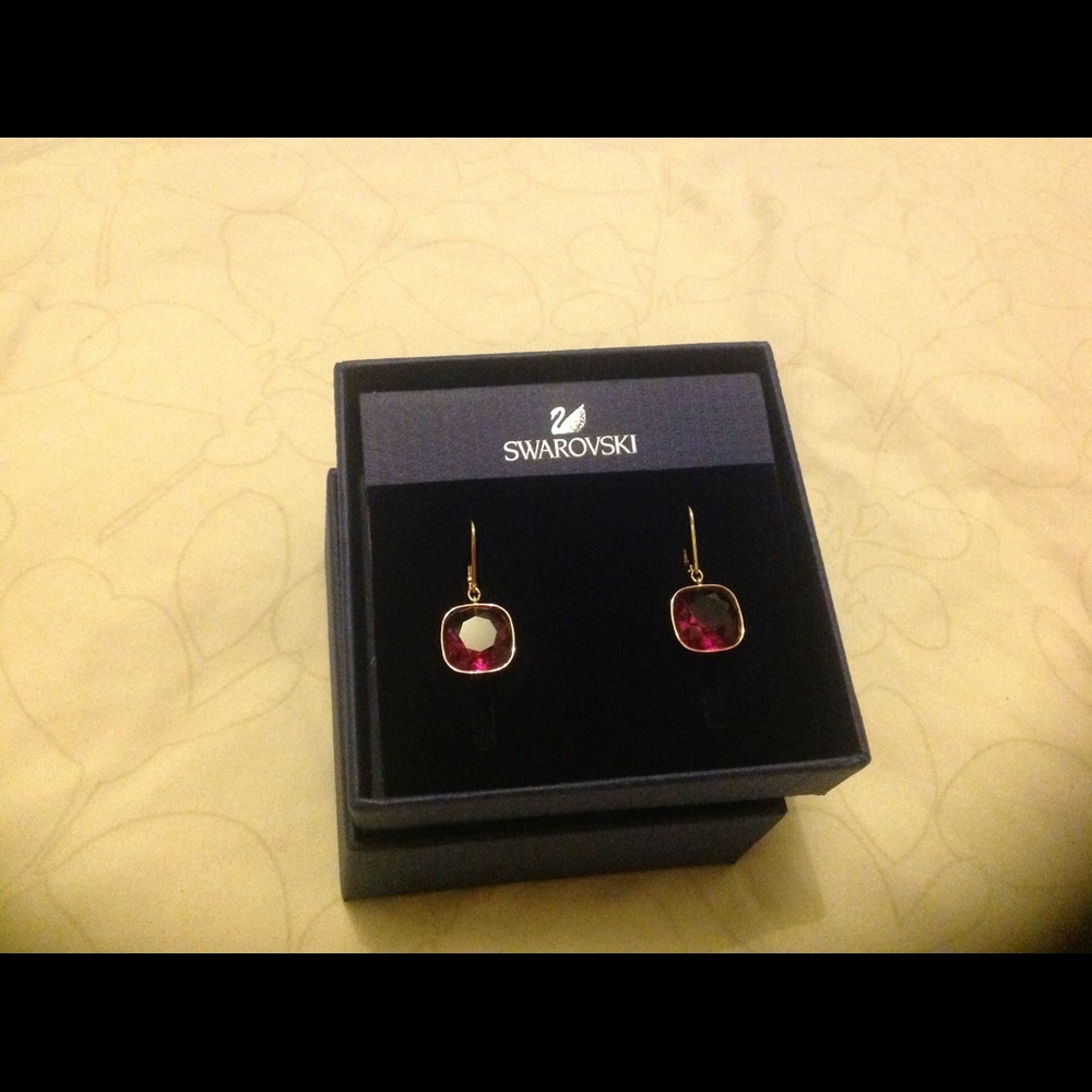 Authentic Swarovski earrings
